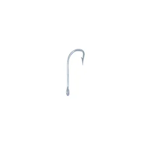 Anzuelo de Pesca Acero Estañado Sencillo Recto 2330 Nº 10 Kirby Sea Mustad 100 Unds
